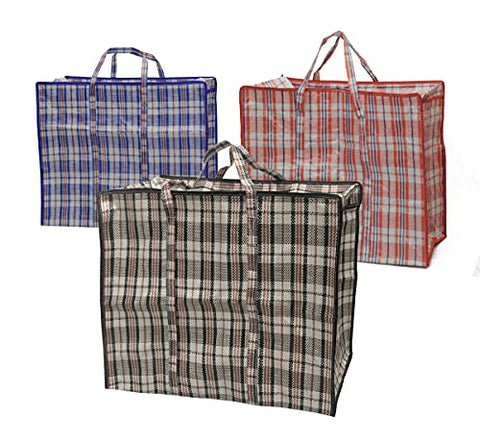 10 Pack of Extra Large Strong and Durable Bags 70cm x 60cm x 30cm