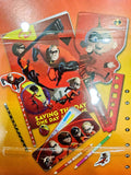 Incredibles 2 Pencil Case Stationery Set with A4 Notebook and Back to School