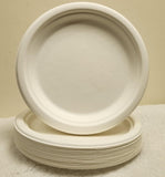 200 Pack Eco-Friendly Tableware Set – with 9 inch Bagasse Plates and Cutlery