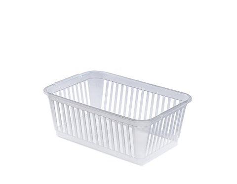 30cm Clear Plastic Handy Basket Storage Basket - Set Of 6