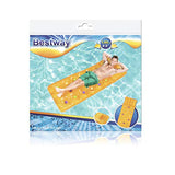 Bestway Inflatable Pool Lounger, Inflated Pool Float and Swim Aid for Kids and Adults, Assorted Orange or Blue