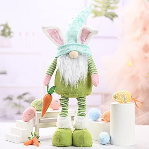 Sly Sippy Easter Bunny Gonk Gnome Gifts for Kids Women Men (Green)