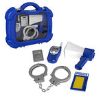 HTI Smart Police Case Accessory Set | Toy Emergency Police Accessories Kit with Police Handcuffs, Police Walkie-talkie, Police Megaphone Kids Police Costume Accessories Police Kit Bag for Boys & Girls