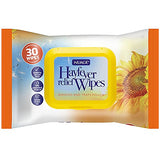 30 x Hay fever Wipes & Allergy Relief for Hand & Face Irritation (3 Pack Plus Balm)