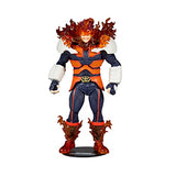 McFarlane Toys, My Hero Academia 7-inch Endeavor Action Figure with 22 Moving Parts, Collectible Hero Academia Figure with Collectors Stand Base - Ages 12+
