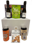 Vegan Chocolate & Snack Hamper Gift Box with Prosecco, Craft Beer, and Gourmet Snacks for Special Occasions