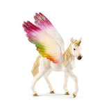 Schleich 70577 Winged Rainbow Unicorn Foal Figure