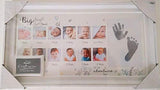 YOL Baby Age Stages Photo Frame 13 Opening Slots with Ink for Foot and Hand Print