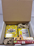 Tea and Biscuits Gift Box with Friends Central Perk Hot Chocolate & Cookies Tin 220g plus Do I Look Like a F*****g People Person Novelty Mug and 10 Mixed Cereal Breakfast Bars