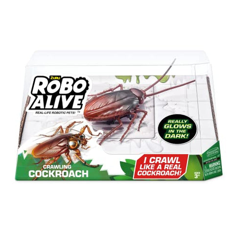 ZURU 38506 ROBO Alive Crawling Cockroach Series 2, Assorted Designs and Colours