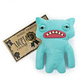 Fuggler - Medium Ugly Funny Monster - Wide Eyed Weirdo - Turquoise