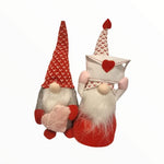 Valentines Day Gnome Gonk Decorations Mr. and Mrs. Handmade Knitted Plush Doll, 2 Pcs