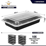 Meal Prep Containers - BPA Free (1 Compartment [1000ml])