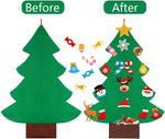 DIY 3D Christmas Tree with 30 Pcs Glitter Ornaments