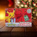 Pokemon 2021 Holiday Advent Calendar for Kids (24 Gift Pieces - Includes 16 Toy Character Figures & 8 Christmas Accessories)