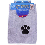 World of pets Super Absorbant Micofibre Pet Towels for Dogs 2-Pack
