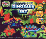 Dough Glow In The Dark Dinosaur Play Set