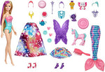 Barbie Dreamtopia Advent Calendar: Blonde Barbie Doll, 3 Fairytale Doll Fashions, 10 Accessories and 10 Storytelling Pieces Including 4 Pets