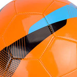 Pro Striker Football Soccer Ball for Training and Matches, Orange and Black, Size 5