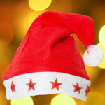 Doxa Simple Plush Flashing Santa Hats for Christmas | Santa Claus Hat