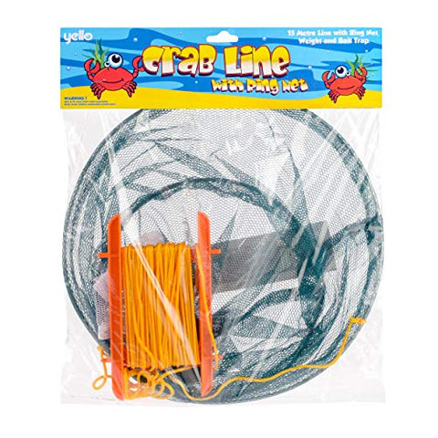 Yello BGG1601 Line, Drop net for Crabbing and Small Fishing, Green
