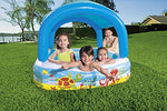 Bestway 52192 Canopy Inflatable Kids Paddling Pool, 114.0 cm*140.0 cm*140.0 cm