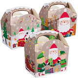 Children’s Christmas Themed Party Boxes and Sticker Set (x 24)