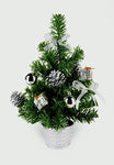 30cm Silver Dressed Christmas Tree