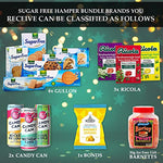Fleur Foods Diabetic 12 Pack Gift Hamper Bundle Sugar Free Box with Mixed Selection of Biscuits
