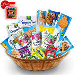 Fleur Foods Diabetic 12 Pack Gift Hamper Bundle Sugar Free Box with Mixed Selection of Biscuits