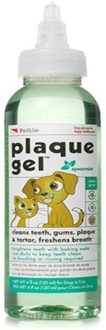 2 X Petkin Plaque Teeth Cleaning Gel Mint Flavour