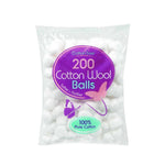 400 Cotton Wool Balls - 2 Packs of 200